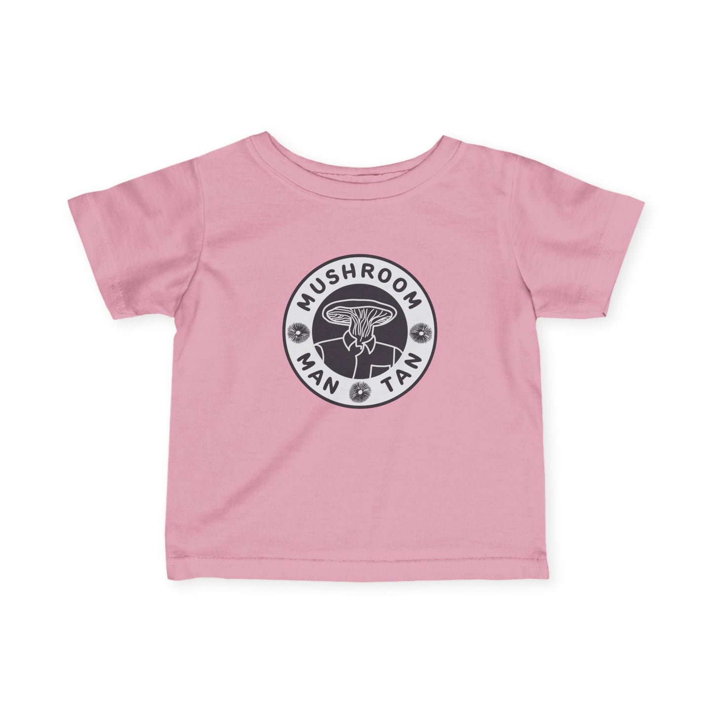 Mushroom Man Tan Infant Tee