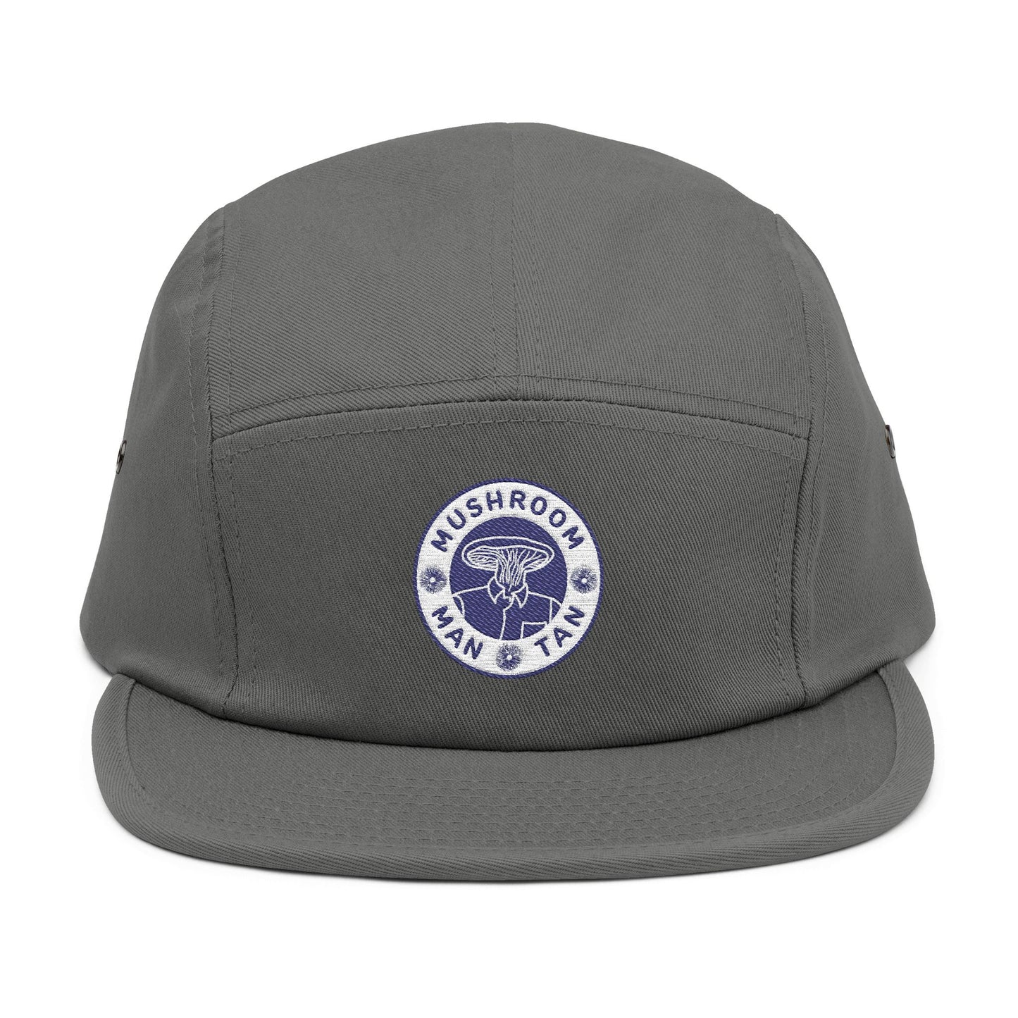 Mushroom Man Tan 5 Panel Cap