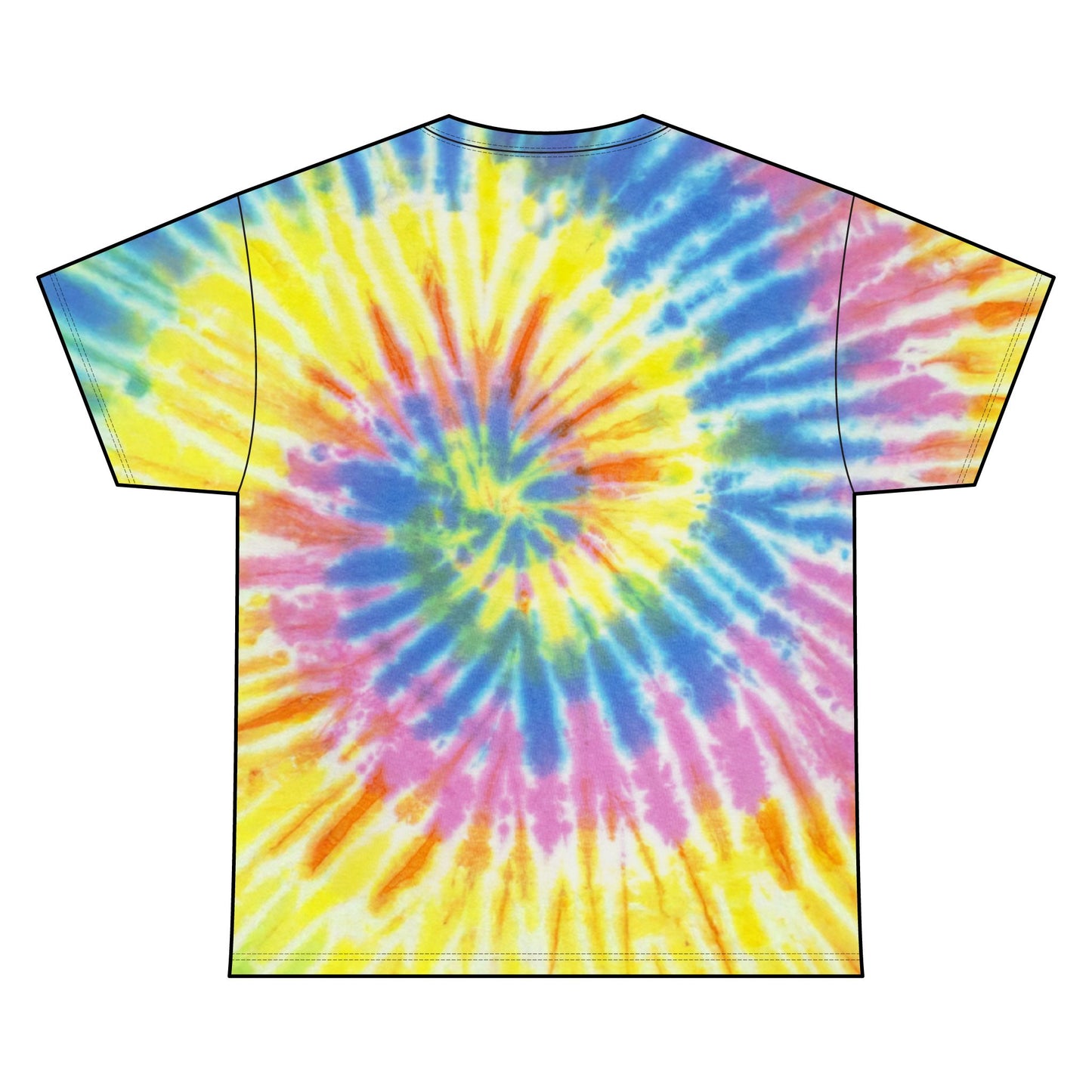 Mushroom Man Tan Tie Dye Cotton Tee