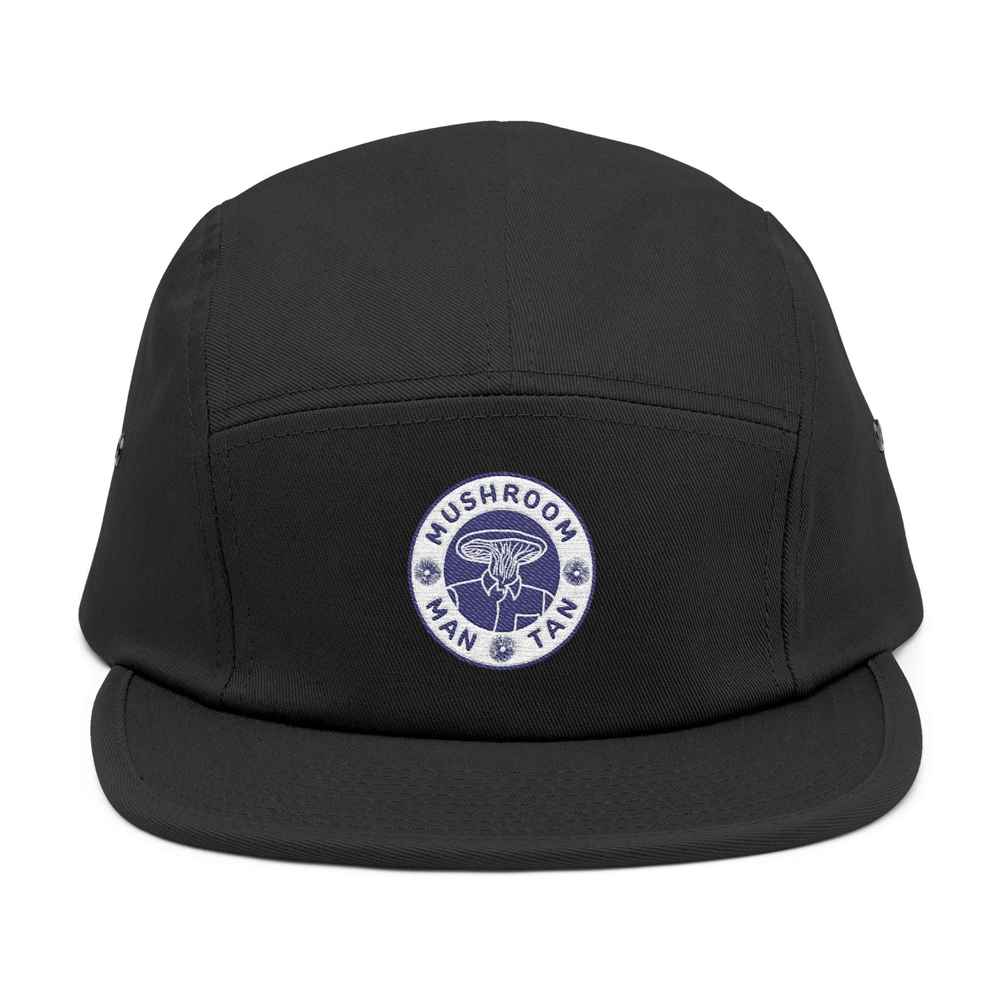 Mushroom Man Tan 5 Panel Cap