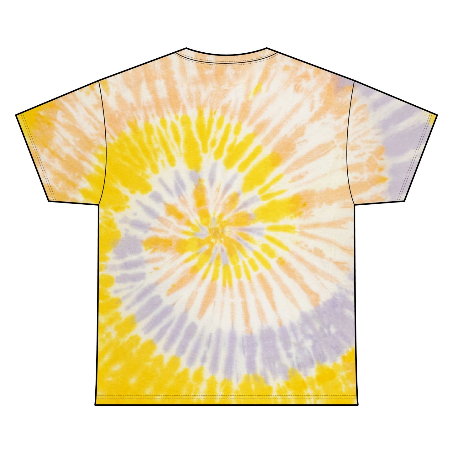 Mushroom Man Tan Tie Dye Cotton Tee