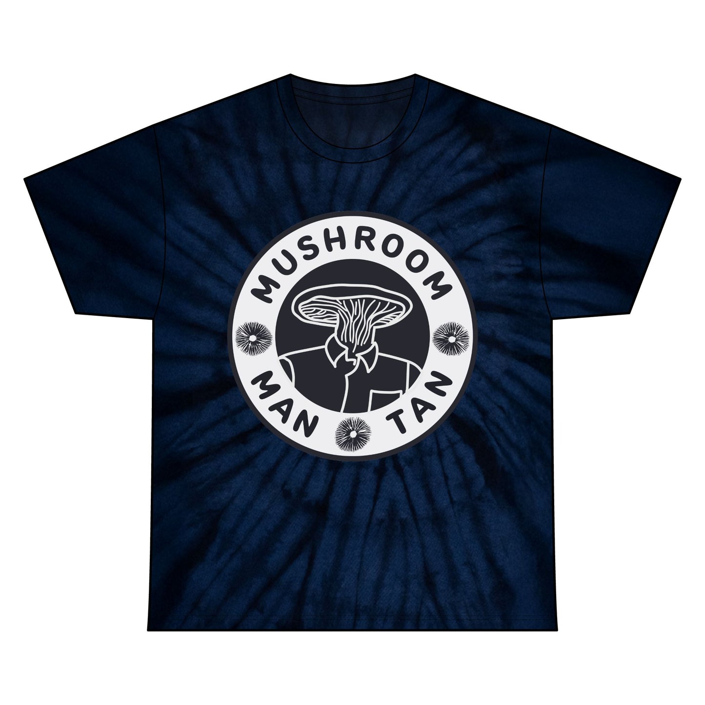 Mushroom Man Tan Tie Dye Cotton Tee