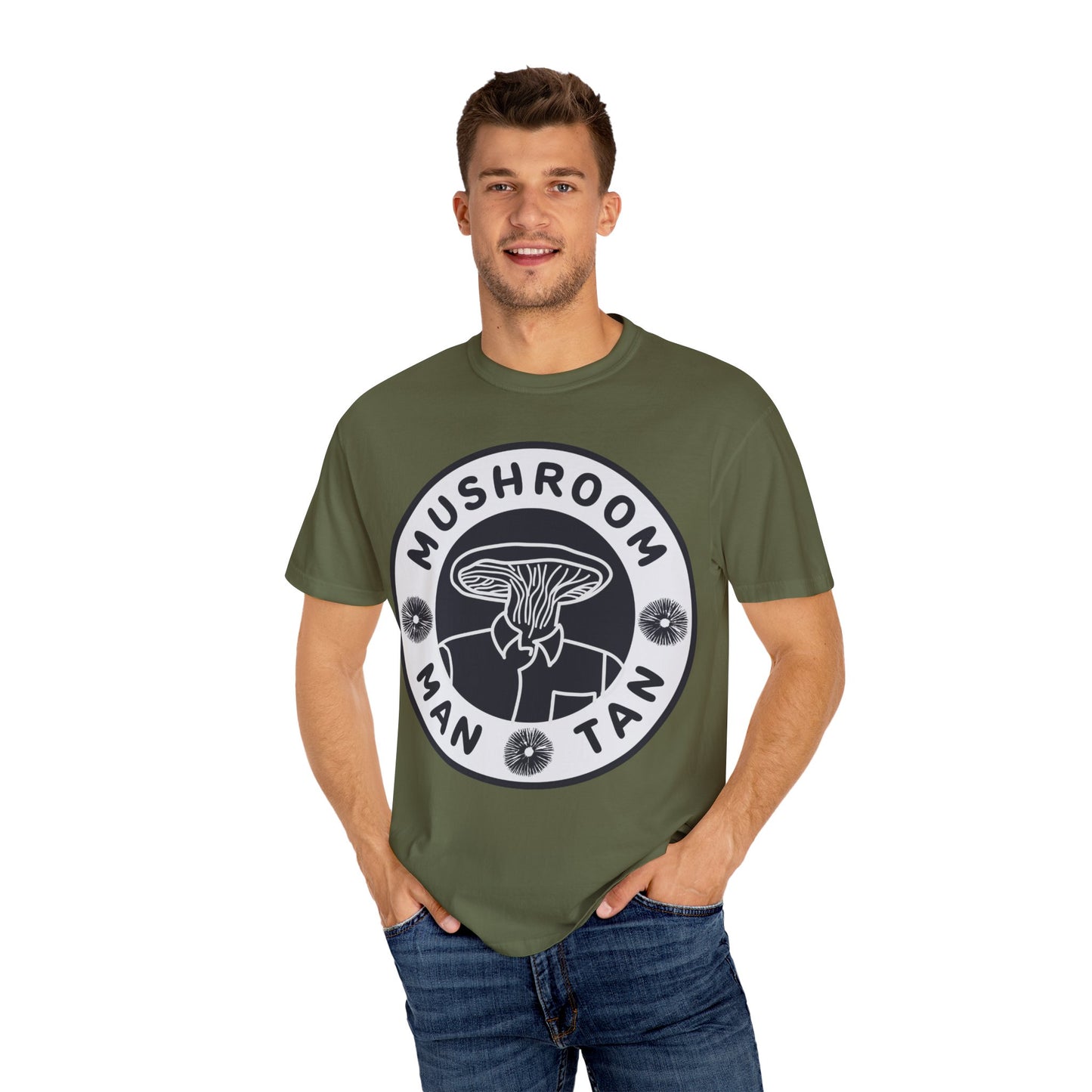 Mushroom Man Tan T-Shirt