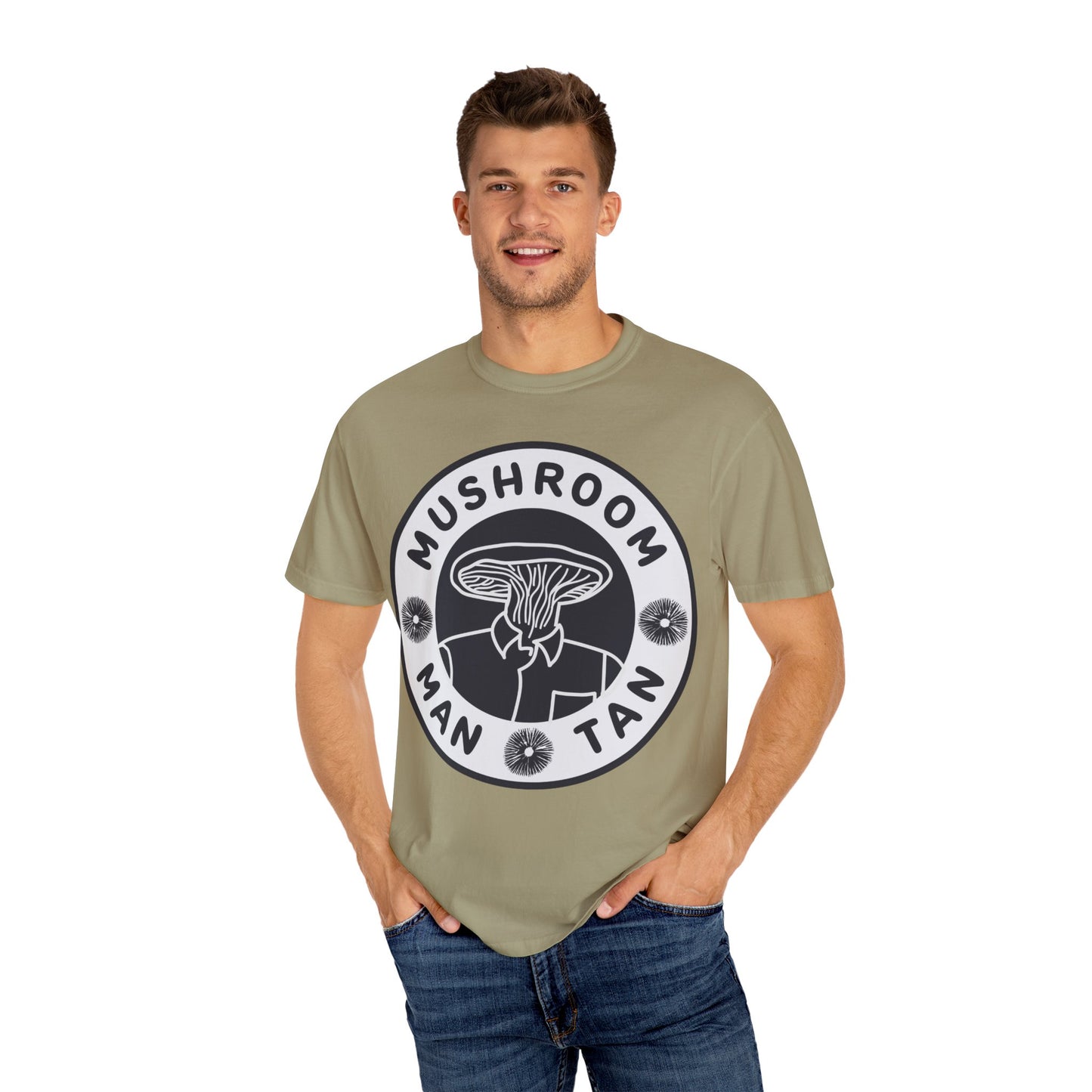 Mushroom Man Tan T-Shirt