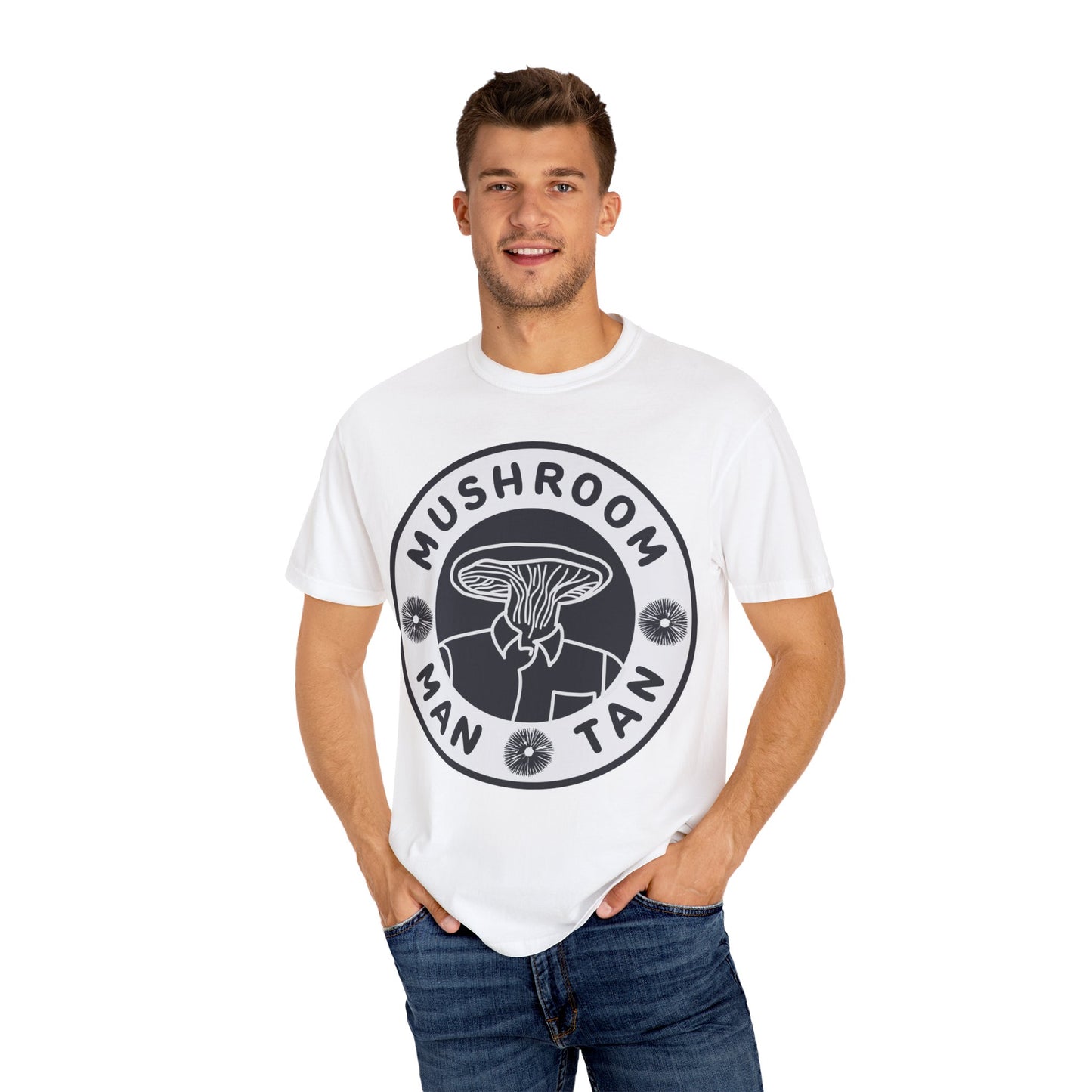 Mushroom Man Tan T-Shirt