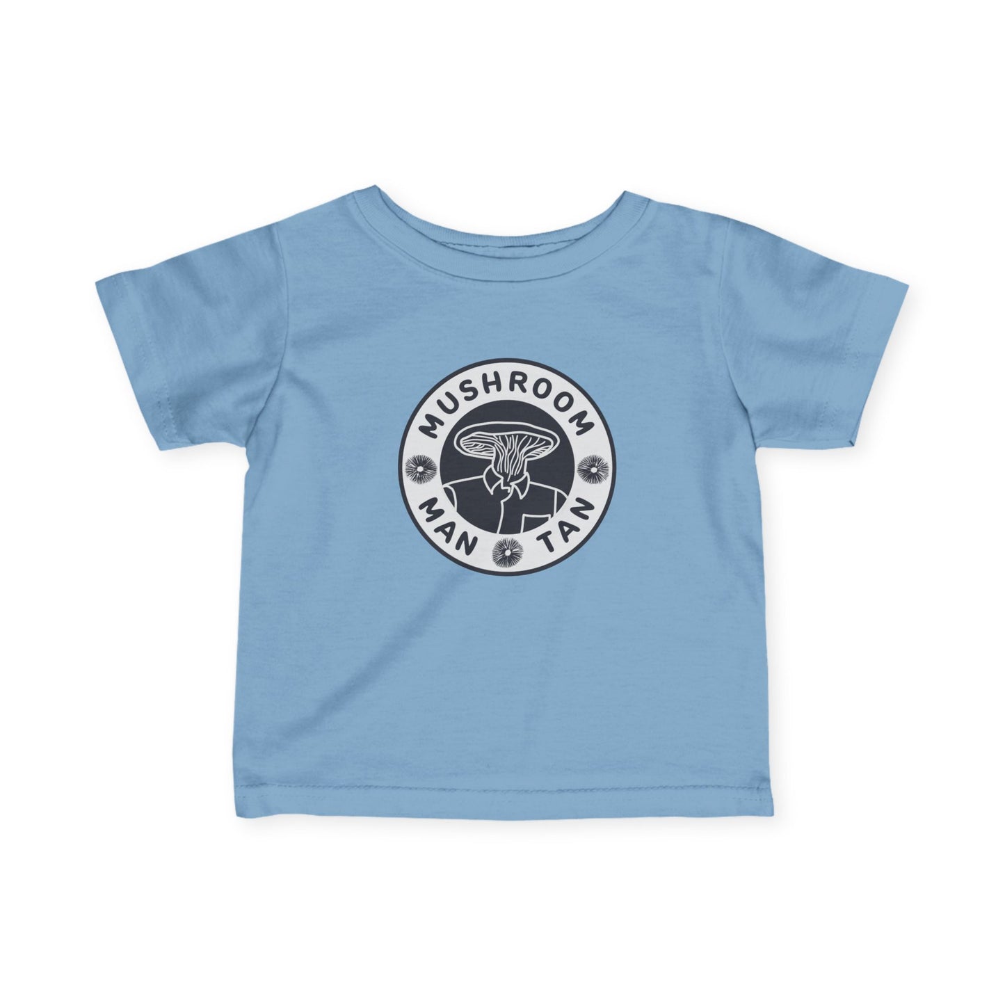 Mushroom Man Tan Infant Tee