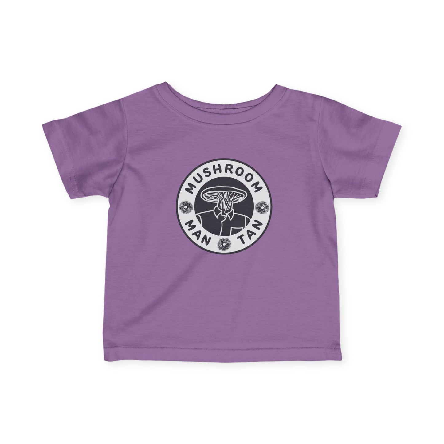 Mushroom Man Tan Infant Tee