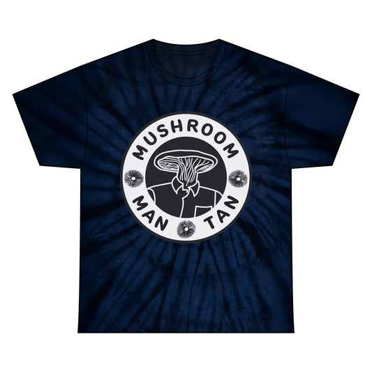 Mushroom Man Tan Tie Dye Cotton Tee