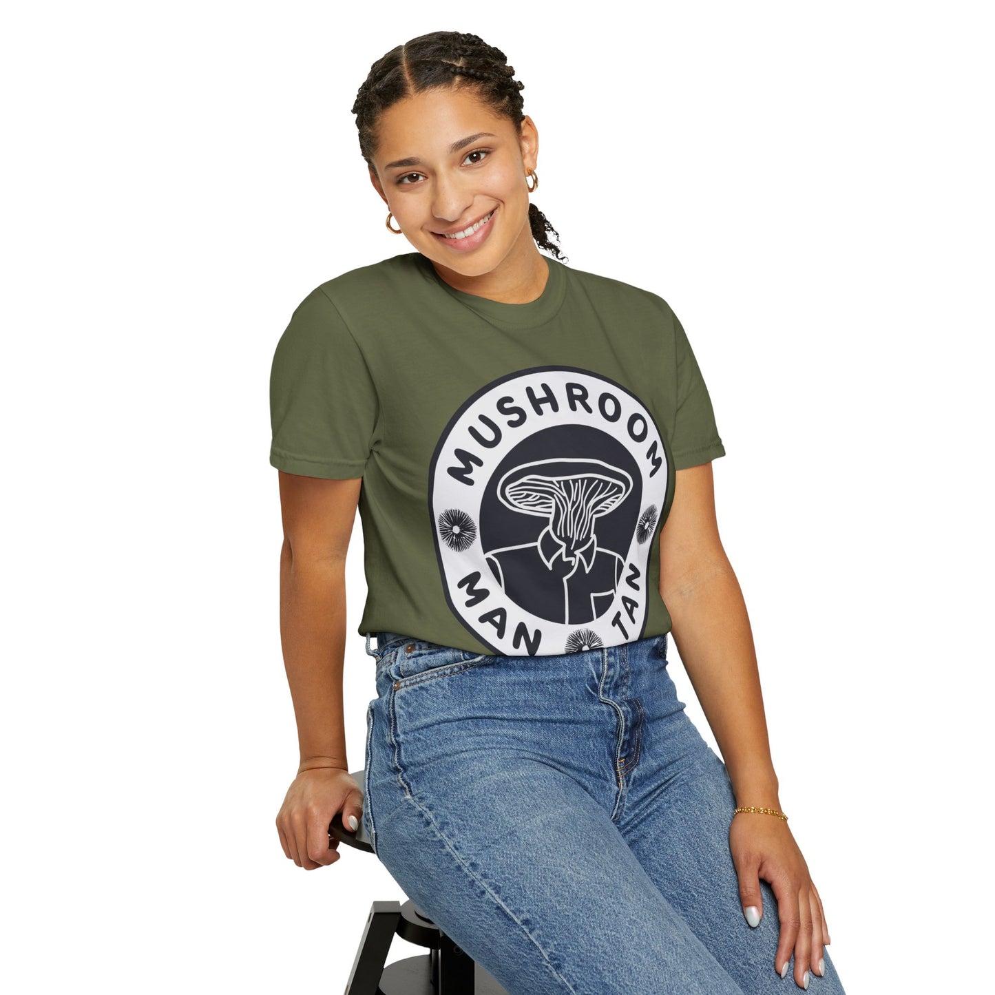 Mushroom Man Tan T-Shirt